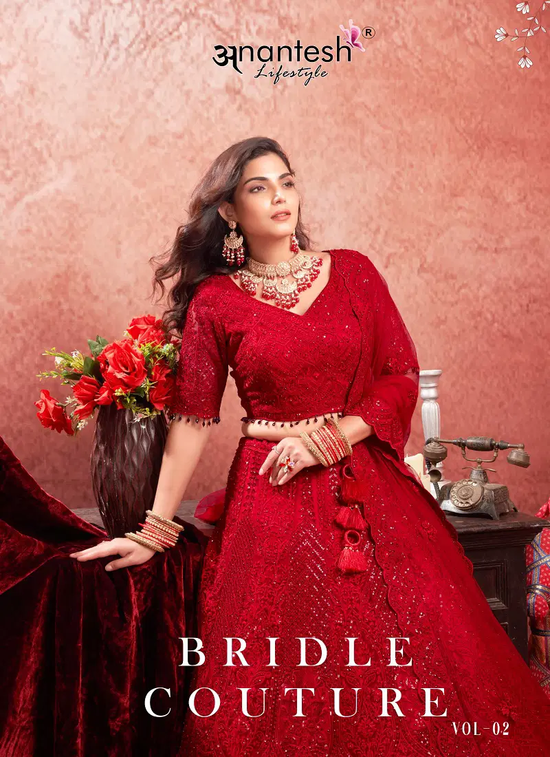 Bridle Couture Vol 2 By Anantesh Party Wear Lehenga Choli Online Wholesale